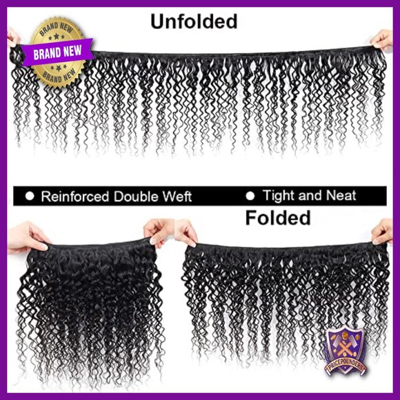 Brazilian Human Hair Extensions 12-16 Inch Body Wave Bundles Double Weft main image 4